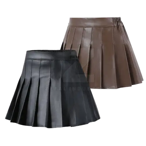 High Quality Customized Breathable Eco-Friendly Women's Leather Skirt-Knee-Length Workout Casual Style All Seasons Wholesale — real Zefal Industries product photograph