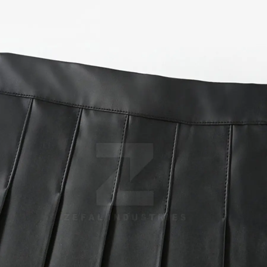 High Quality Customized Breathable Eco-Friendly Women's Leather Skirt-Knee-Length Workout Casual Style All Seasons Wholesale — Zefal Industries product photograph 3 of 6