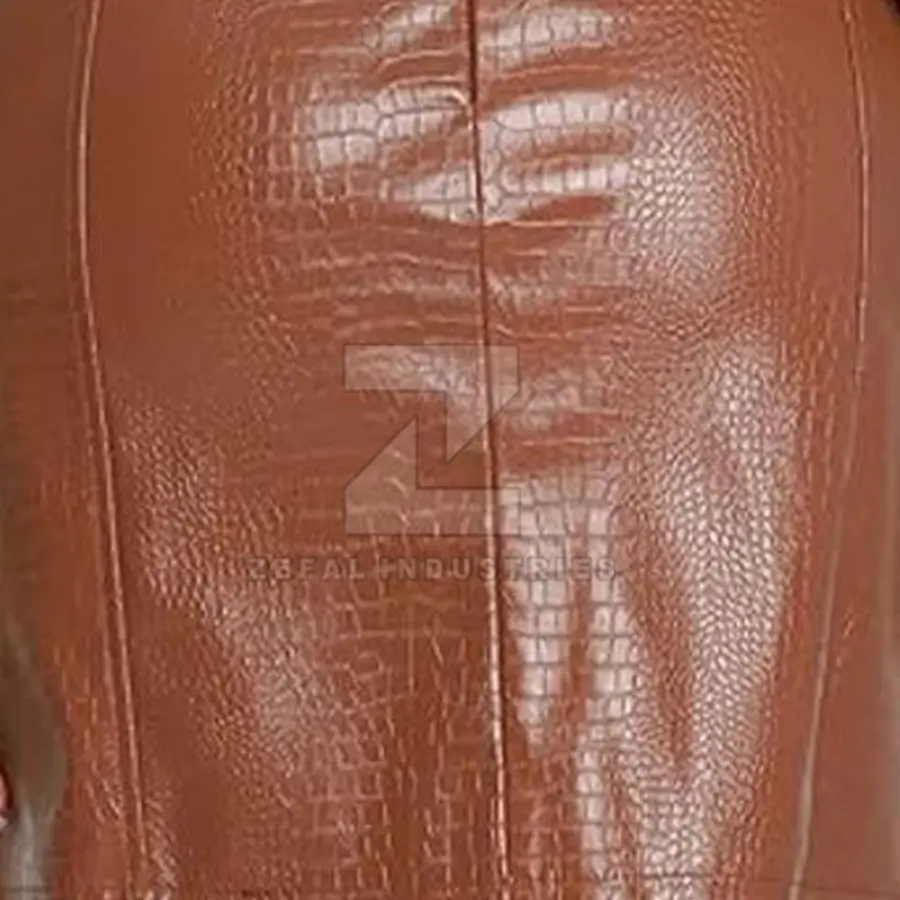 2025 Latest Design Women's Breathable Eco-Friendly Leather Skirt Knee-Length Party Wear High Quality Customized Colors OEM — Zefal Industries product photograph 6 of 6