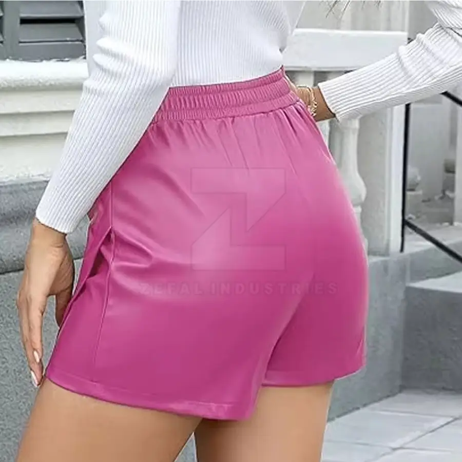 Extra Soft Breathable Eco-Friendly Leather High Quality Women Knee-Length Skirt Stylish Customized Colors Sizes All Seasons — Zefal Industries product photograph 2 of 6