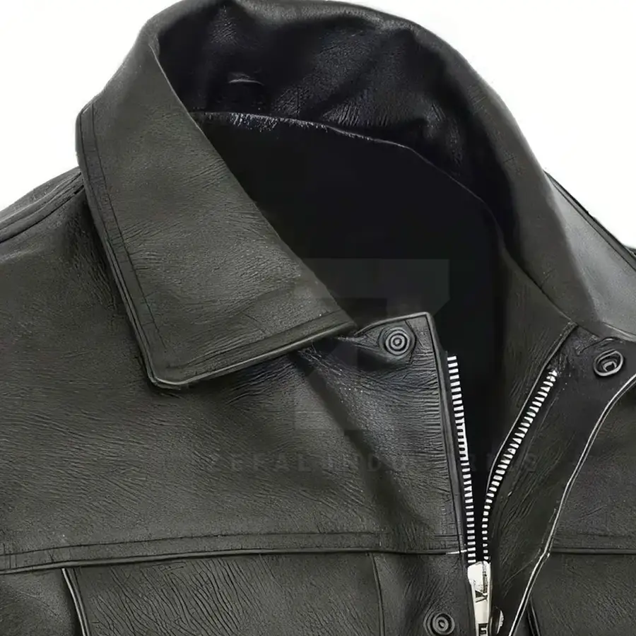 Sleeveless Breathable Casual Winter Men Leather Vest Outerwear Custom Color High Quality Lightweight V-neck for Sale — Zefal Industries product photograph 3 of 6