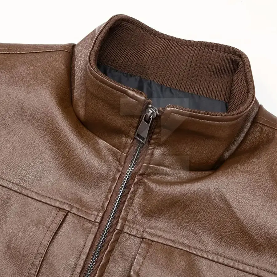 Premium Quality Men's Casual Winter Breathable Leather Vests-Customized Colors & Sizes Wholesale Price 2025 Latest Design — Zefal Industries product photograph 6 of 6