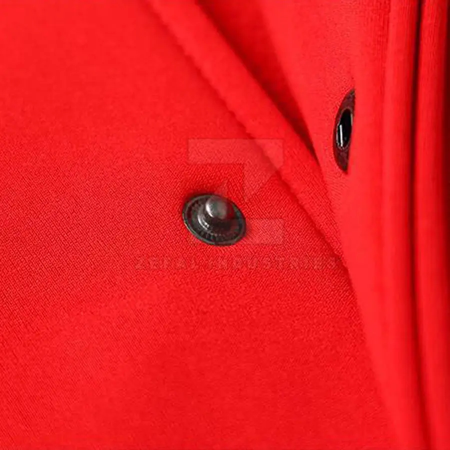 Men's Casual Fashion Letterman Jacket Customized Logo Stand Collar Front Logo-100% Cotton Breathable Eco-Friendly Winter High — Zefal Industries product photograph 3 of 6