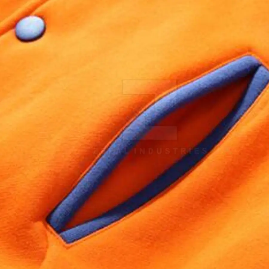 New Style Windproof Stand Collar Front Logo 100% Cotton Eco-Friendly Breathable Men's High Quality Letterman Jacket Customizable — Zefal Industries product photograph 4 of 6