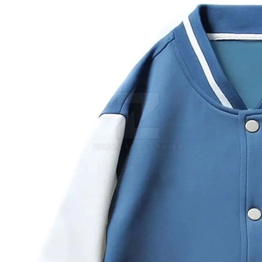 Casual Wear Comfortable Winter Letterman Jacket 2025 New Best Design Stand Front 100% Cotton Breathable Eco-Friendly for Online — Zefal Industries product photograph 3 of 6