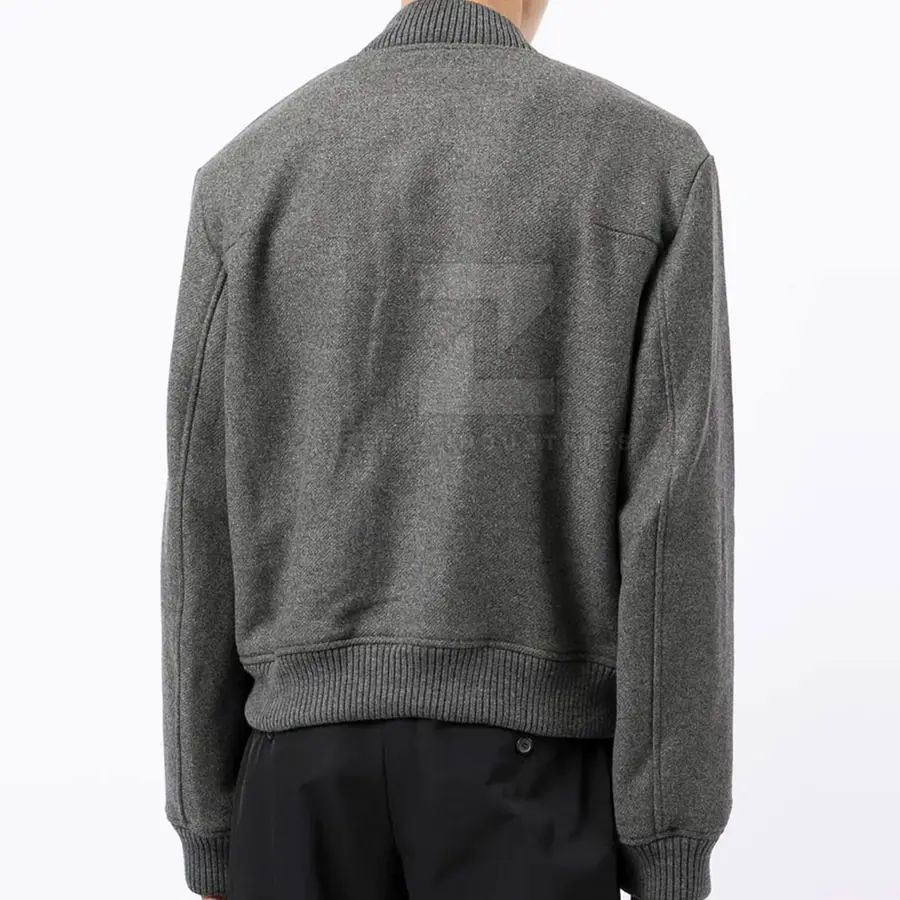 Top Online Selling Best Price Letterman Jacket Stand Collar Front 100% Cotton Eco-Friendly Breathable OEM Service Low MOQ Winter — Zefal Industries product photograph 2 of 6