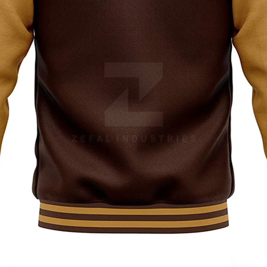100% Cotton Men's Letterman Jacket Stand Collar Front Logo Eco-Friendly Breathable Winter Jacket Customized Colors High Quality — Zefal Industries product photograph 4 of 6