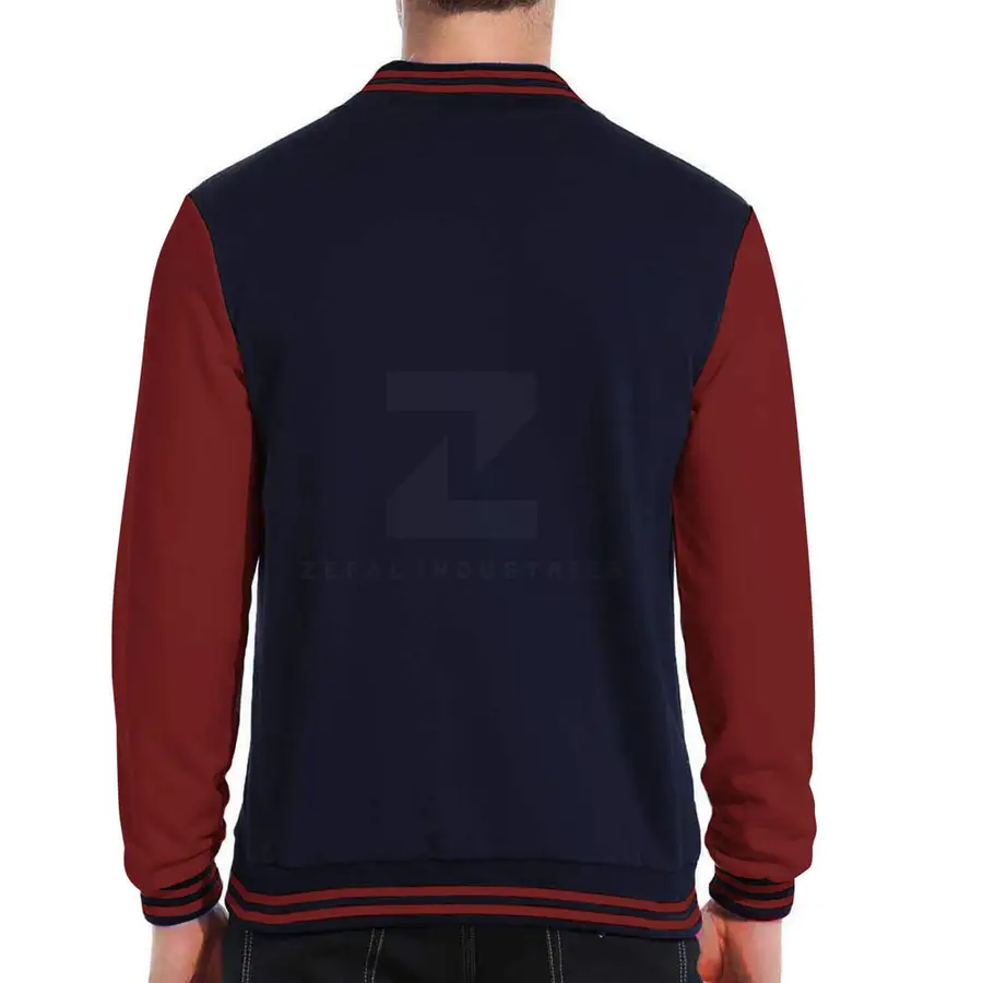 Wholesale High Quality Letterman Jacket Stand Front Eco-Friendly Breathable Winter Jacket for Team Uniforms Sports Activities — Zefal Industries product photograph 2 of 6