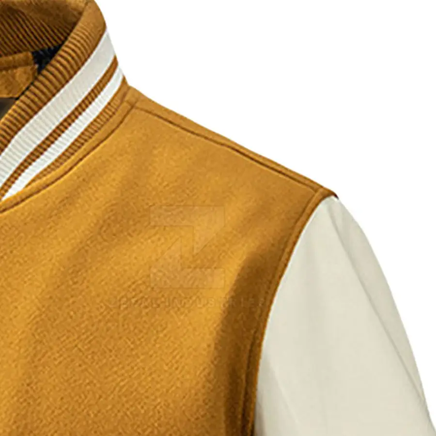 New Trendy Fashion Cheap Price 100% Cotton Letterman Jacket Custom Front Logo Stand Collar Breathable Eco-Friendly Men Winter — Zefal Industries product photograph 3 of 6