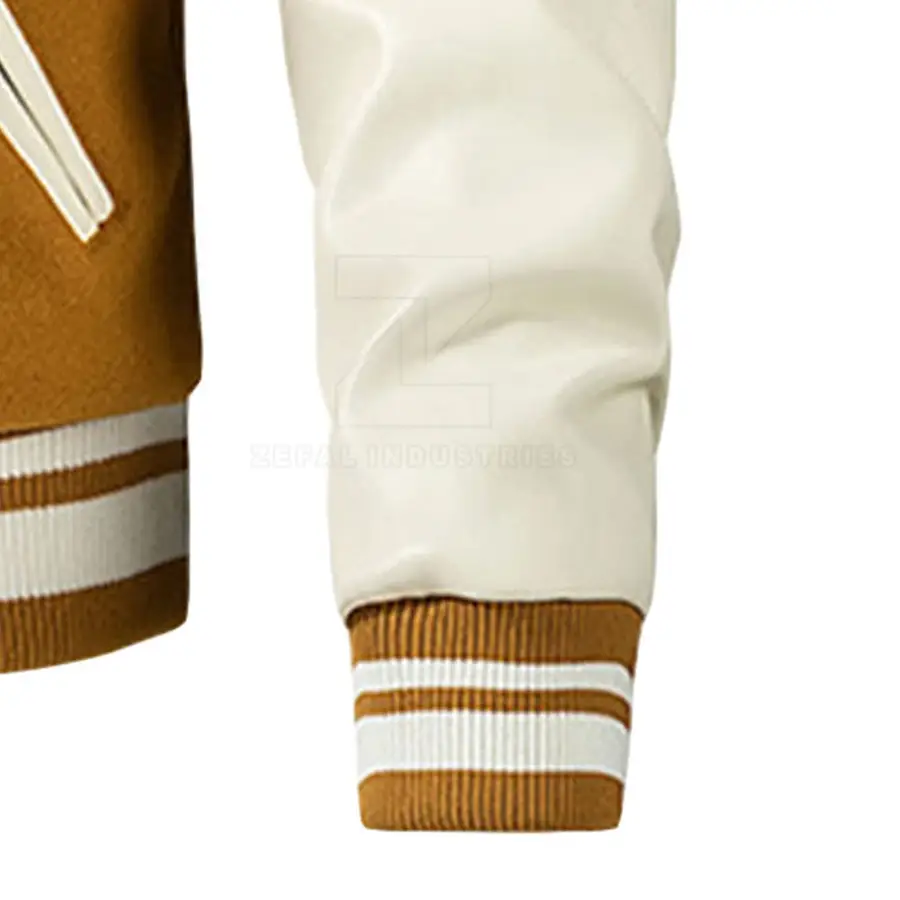 New Trendy Fashion Cheap Price 100% Cotton Letterman Jacket Custom Front Logo Stand Collar Breathable Eco-Friendly Men Winter — Zefal Industries product photograph 4 of 6