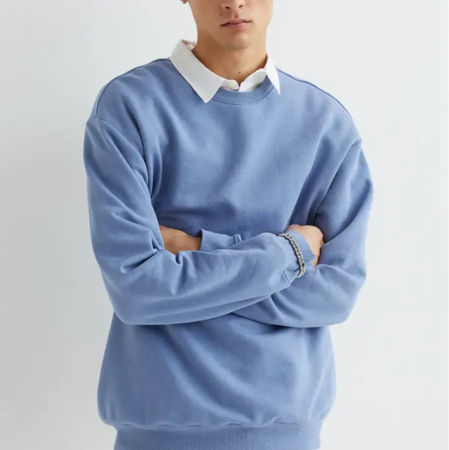 Unisex Winter Sweatshirt Double-Layer Collar Embroidered Beaded Digital Printing ODM Service 100% Bamboo Fiber Fleece — Zefal Industries product photograph 3 of 6