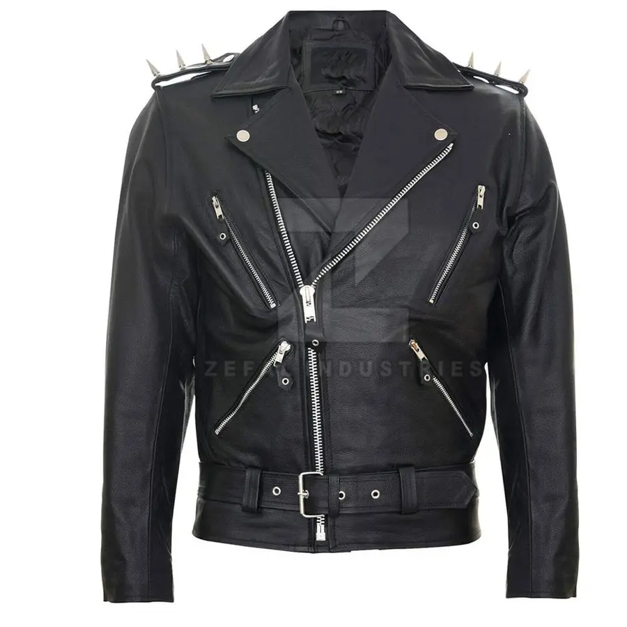New Style Eco-Friendly High Quality Lightweight Custom Windproof Waterproof Breathable Winter Men Leather Jacket Cotton Shell — Zefal Industries product photograph 1 of 6