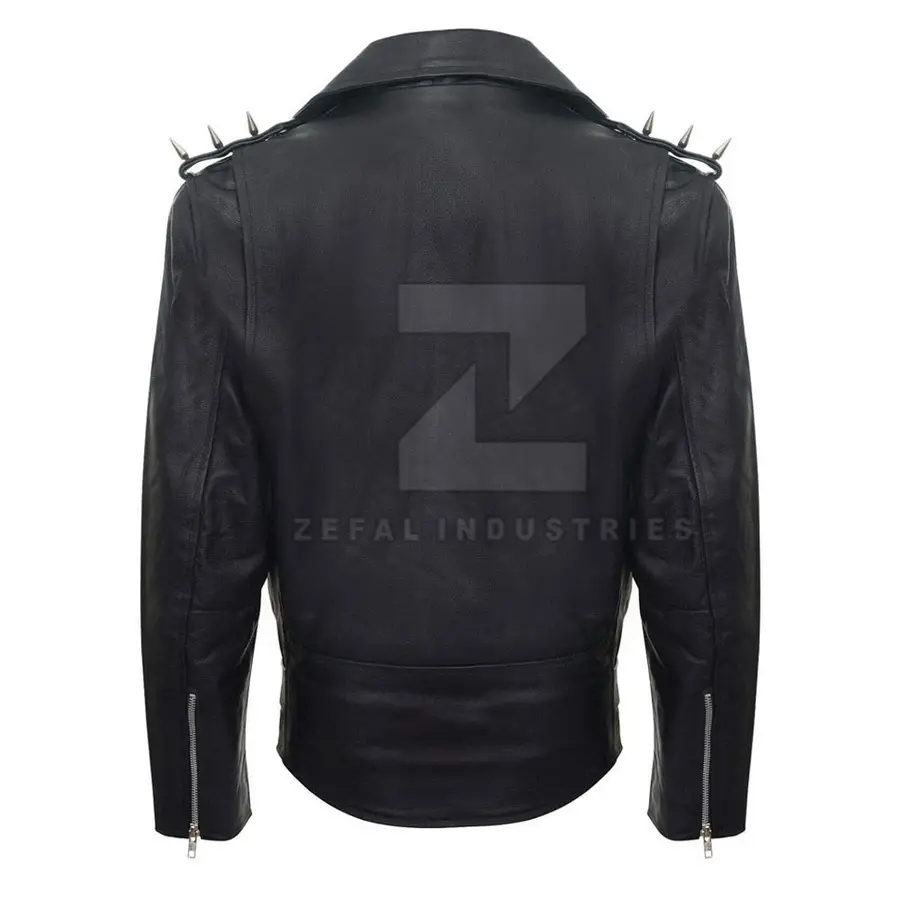 New Style Eco-Friendly High Quality Lightweight Custom Windproof Waterproof Breathable Winter Men Leather Jacket Cotton Shell — Zefal Industries product photograph 2 of 6