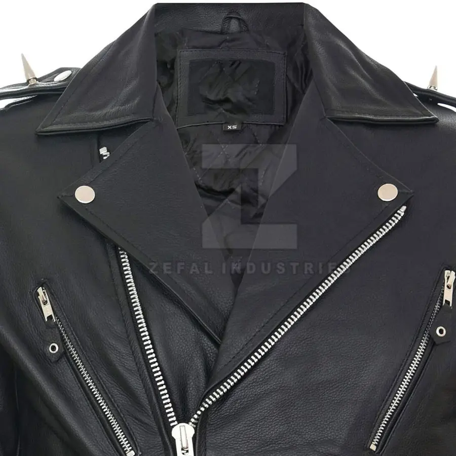 New Style Eco-Friendly High Quality Lightweight Custom Windproof Waterproof Breathable Winter Men Leather Jacket Cotton Shell — Zefal Industries product photograph 4 of 6