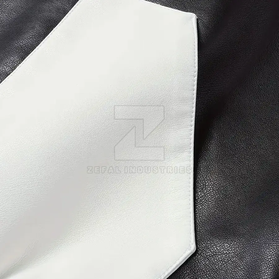 Cheap Price Men Leather Jacket Wholesale Breathable Waterproof Eco-Friendly Stand Collar Front Logo Outdoor Use Winter Jacket — Zefal Industries product photograph 4 of 6