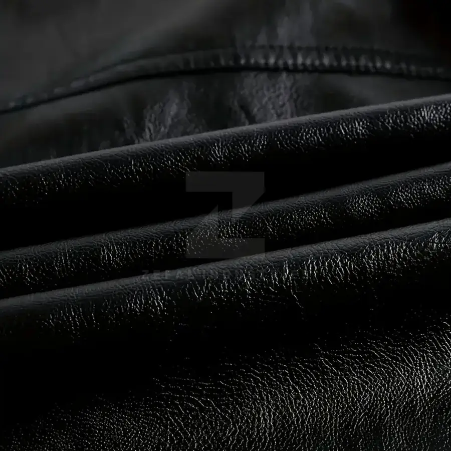 Online Best Sale Low Price Men's Leather Winter Jacket Plus Size Breathable Windproof Waterproof Eco-Friendly Stand Front High — Zefal Industries product photograph 5 of 6