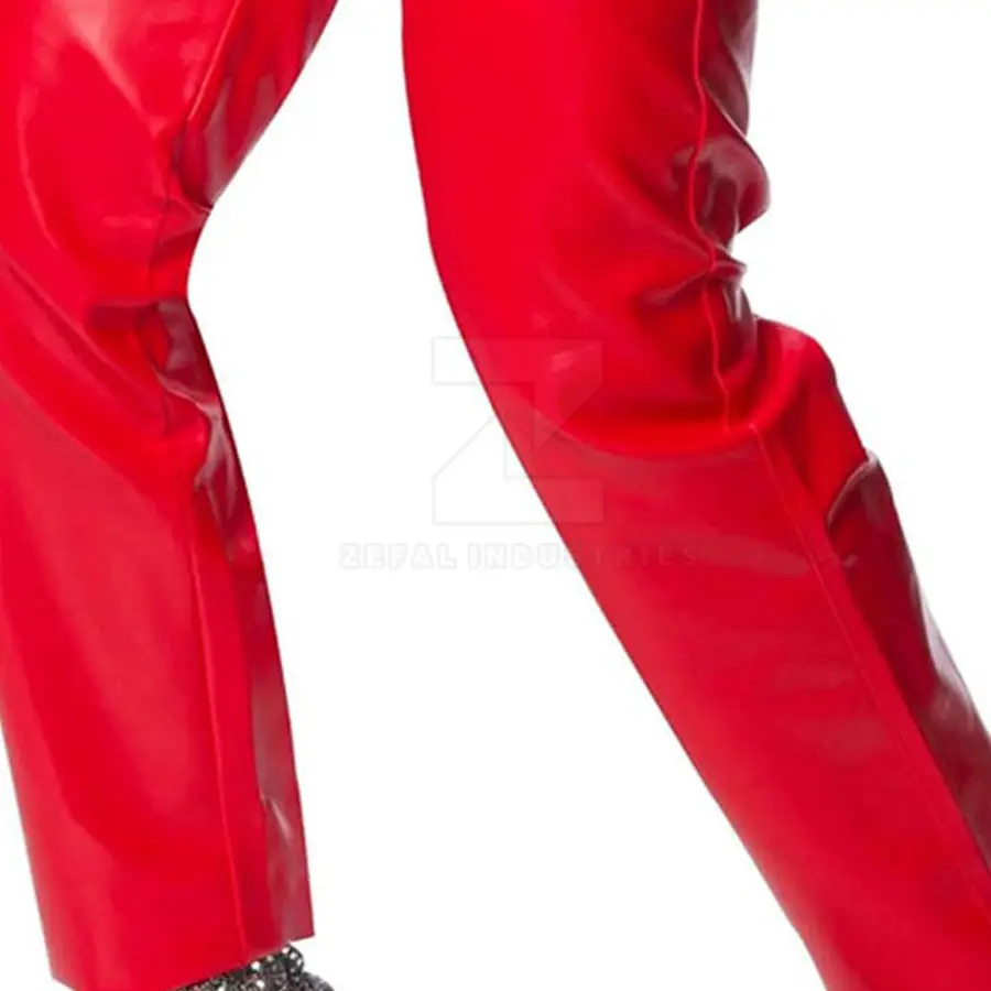 Best Selling Men Leather Pants Winter Knitted Customized Logo Dark Mid Casual Lightweight Breathable High Quality Premium Design — Zefal Industries product photograph 5 of 6