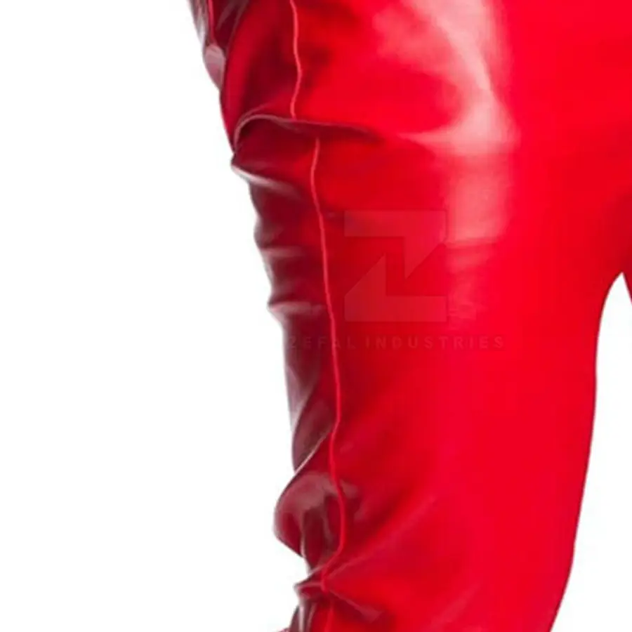 Best Selling Men Leather Pants Winter Knitted Customized Logo Dark Mid Casual Lightweight Breathable High Quality Premium Design — Zefal Industries product photograph 6 of 6