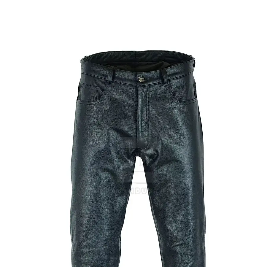 Waterproof Breathable Casual Leather Pants for Men with Customized Logo High Quality Top Selling Cheap Price in Pakistan — Zefal Industries product photograph 3 of 6