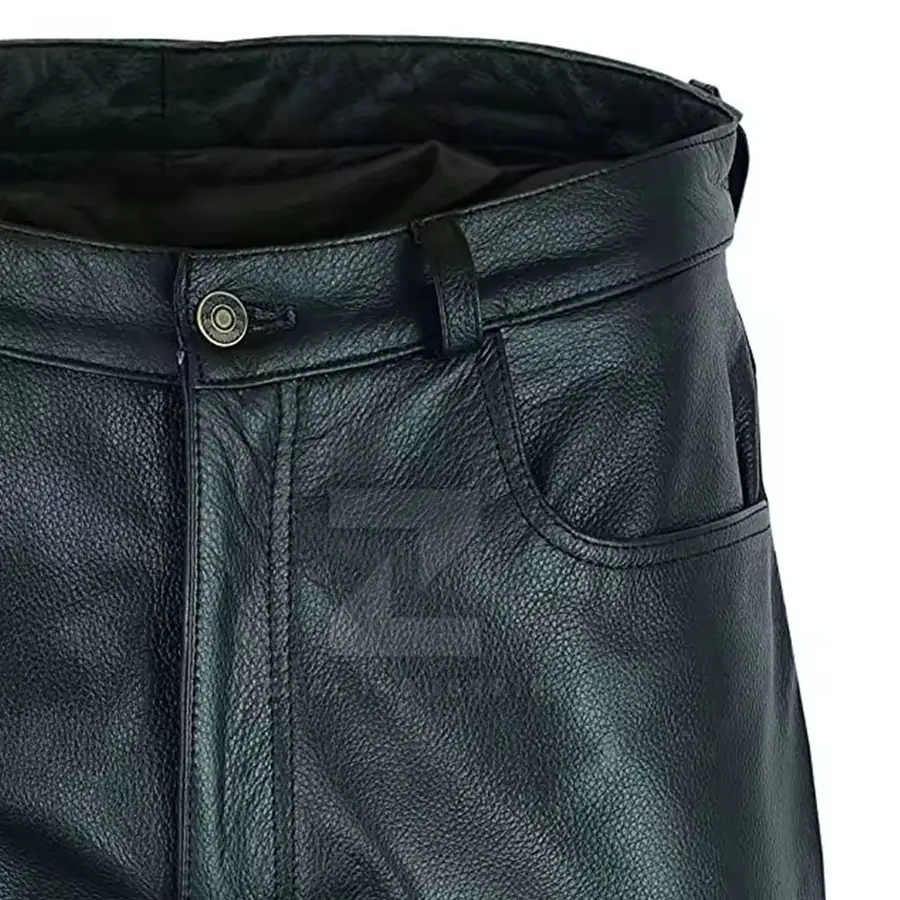 Waterproof Breathable Casual Leather Pants for Men with Customized Logo High Quality Top Selling Cheap Price in Pakistan — Zefal Industries product photograph 5 of 6