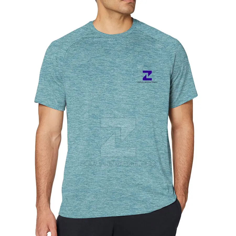 High Quality 100% Cotton Solid Men's T-Shirt Custom Logo Breathable Eco-Friendly Regular Fit O-Neck Casual Best Price Online — Zefal Industries product photograph 1 of 6
