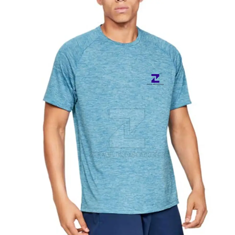 High Quality 100% Cotton Solid Men's T-Shirt Custom Logo Breathable Eco-Friendly Regular Fit O-Neck Casual Best Price Online — Zefal Industries product photograph 3 of 6
