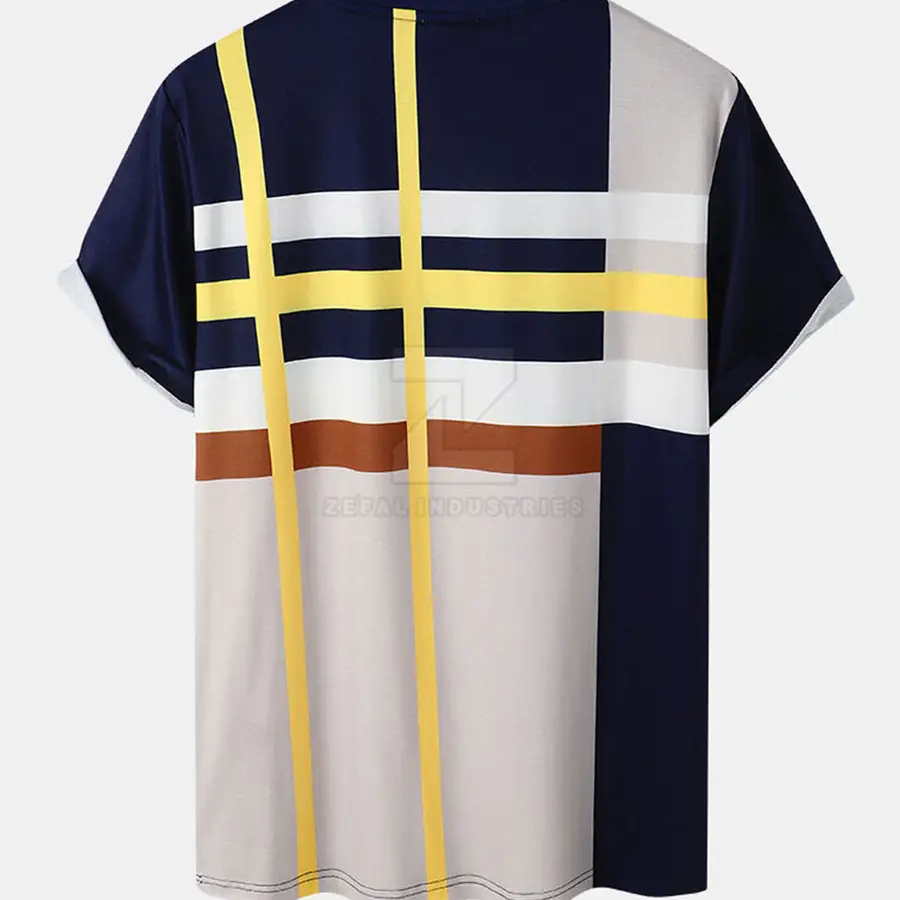 Hot Selling Breathable 100% Cotton Men T-Shirt-Eco-Friendly High Quality Comfortable Regular Fit O-Neck Streetwear Customizable — Zefal Industries product photograph 2 of 6