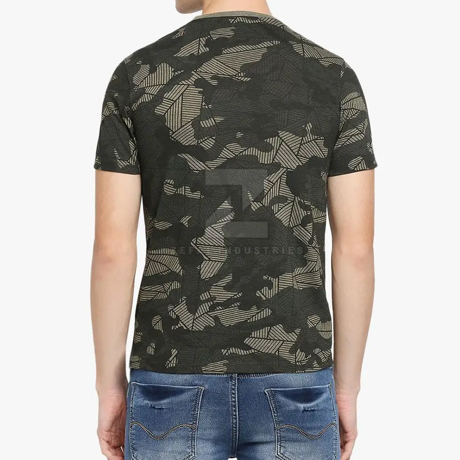 High Quality 100% Cotton Light Weight Customized Color Eco-Friendly Breathable Casual Solid Regular Fit O-Neck Men's T-Shirt — Zefal Industries product photograph 4 of 6