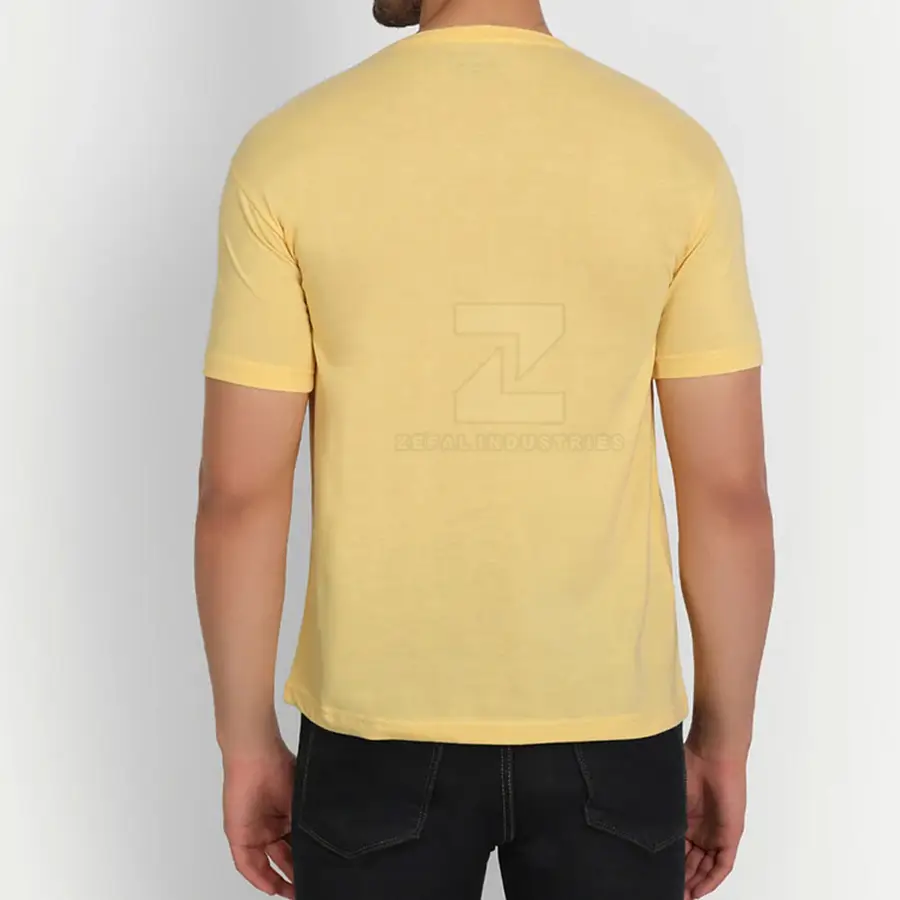 Regular Fit Casual Men's T-Shirt 100% Cotton Eco-Friendly Breathable Sleeve High Quality O-Neck Customized Options Online Sale — Zefal Industries product photograph 5 of 6