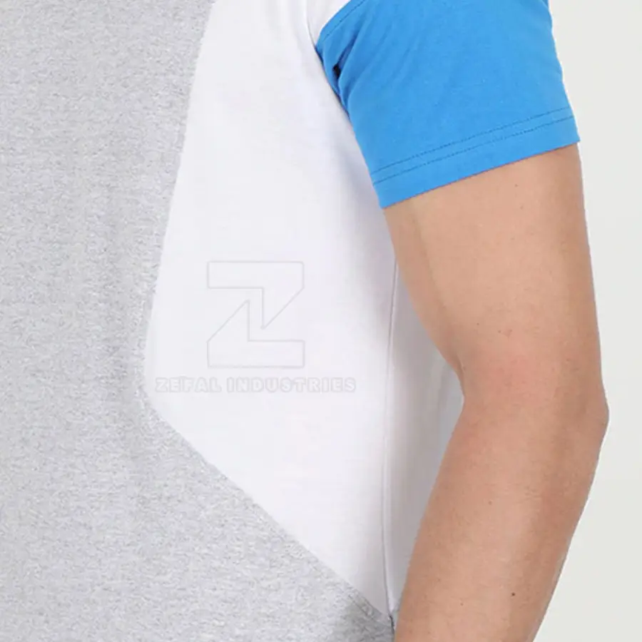 2025 High Quality Customized Men T-Shirt 100% Cotton Eco-Friendly Breathable Latest Design Made Pakistan ZEFAL INDUSTRIES Model — Zefal Industries product photograph 5 of 6