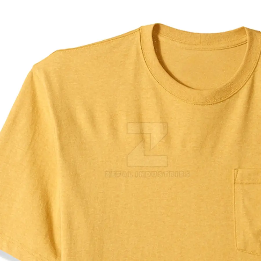 Men's T-Shirts 100% Cotton High Quality Breathable Eco-Friendly Casual Summer Wear Regular Fit Customizable O-Neck Solid Blank — Zefal Industries product photograph 6 of 6