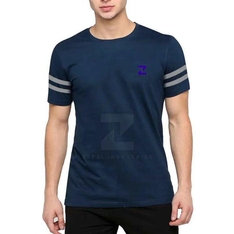 High Quality 100% Cotton Latest Design Men T-Shirts Classic Casual Breathable Eco-Friendly Customized Colors & Logo Regular Fit — Zefal Industries product photograph 1 of 6