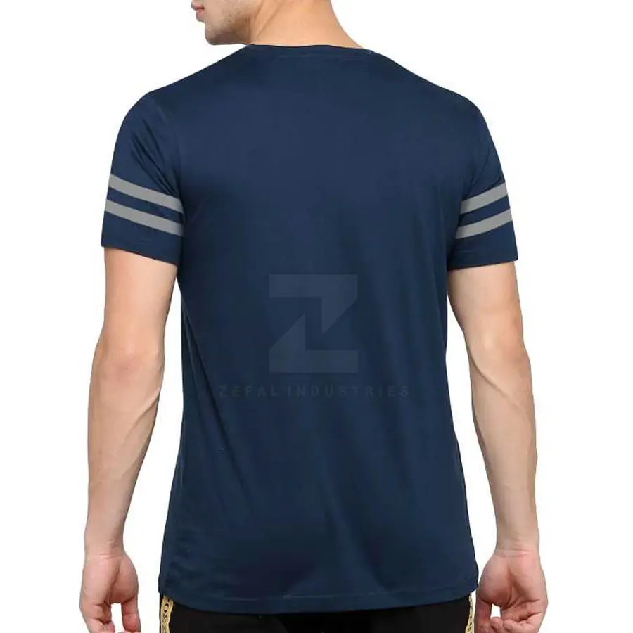 High Quality 100% Cotton Latest Design Men T-Shirts Classic Casual Breathable Eco-Friendly Customized Colors & Logo Regular Fit — Zefal Industries product photograph 3 of 6