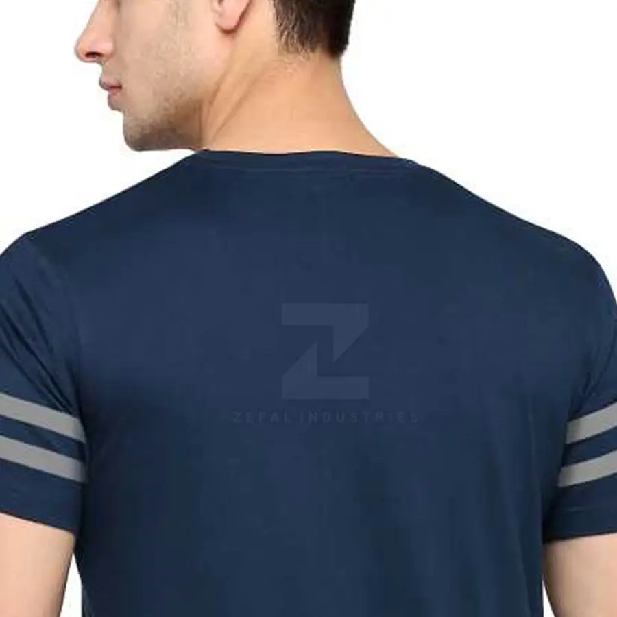 High Quality 100% Cotton Latest Design Men T-Shirts Classic Casual Breathable Eco-Friendly Customized Colors & Logo Regular Fit — Zefal Industries product photograph 4 of 6