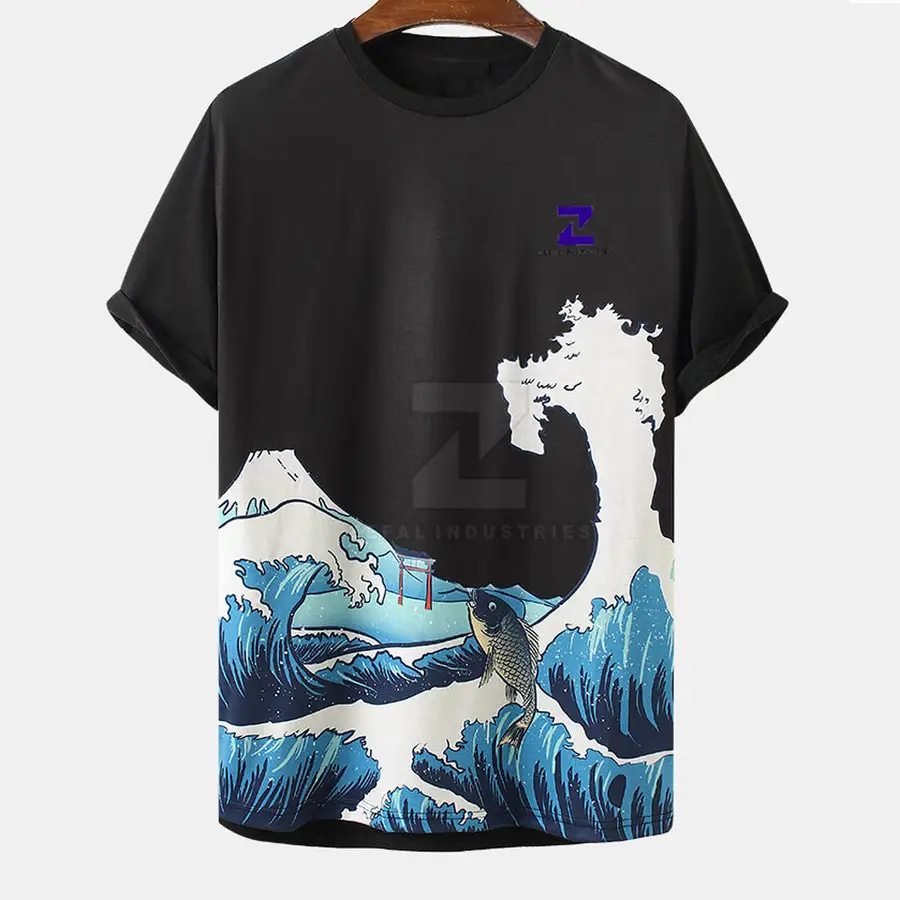 Pakistan Manufacturer Men's T-Shirts 100% Cotton Breathable Eco-Friendly Customized Colors Designs High Quality Low MOQ O-Neck — Zefal Industries product photograph 1 of 6