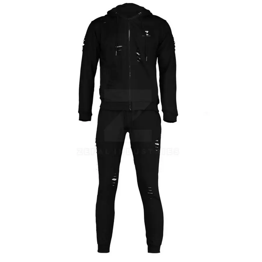 Stock Private Label Adult Men Winter Plus Size Hooded Tracksuits 100% Cotton Eco-Friendly Unique Design Hot Sale Customized — Zefal Industries product photograph 1 of 6