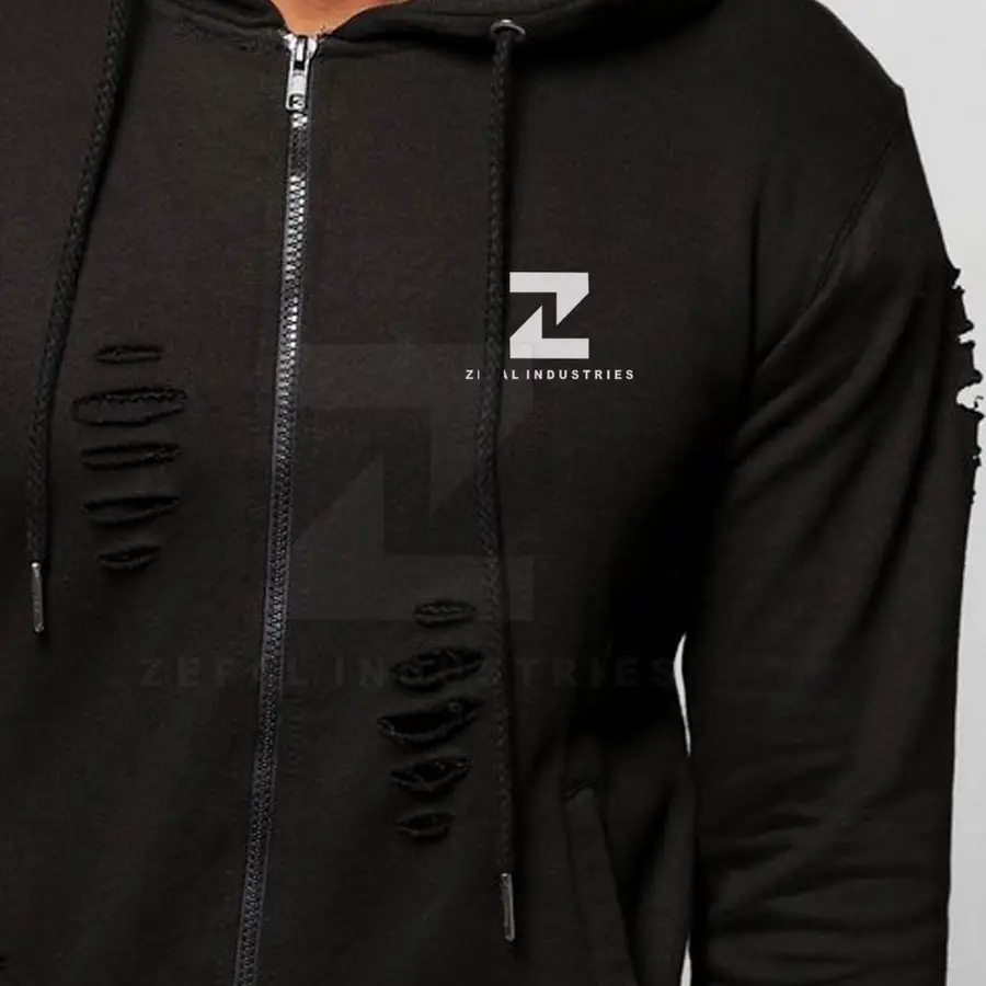 Stock Private Label Adult Men Winter Plus Size Hooded Tracksuits 100% Cotton Eco-Friendly Unique Design Hot Sale Customized — Zefal Industries product photograph 6 of 6