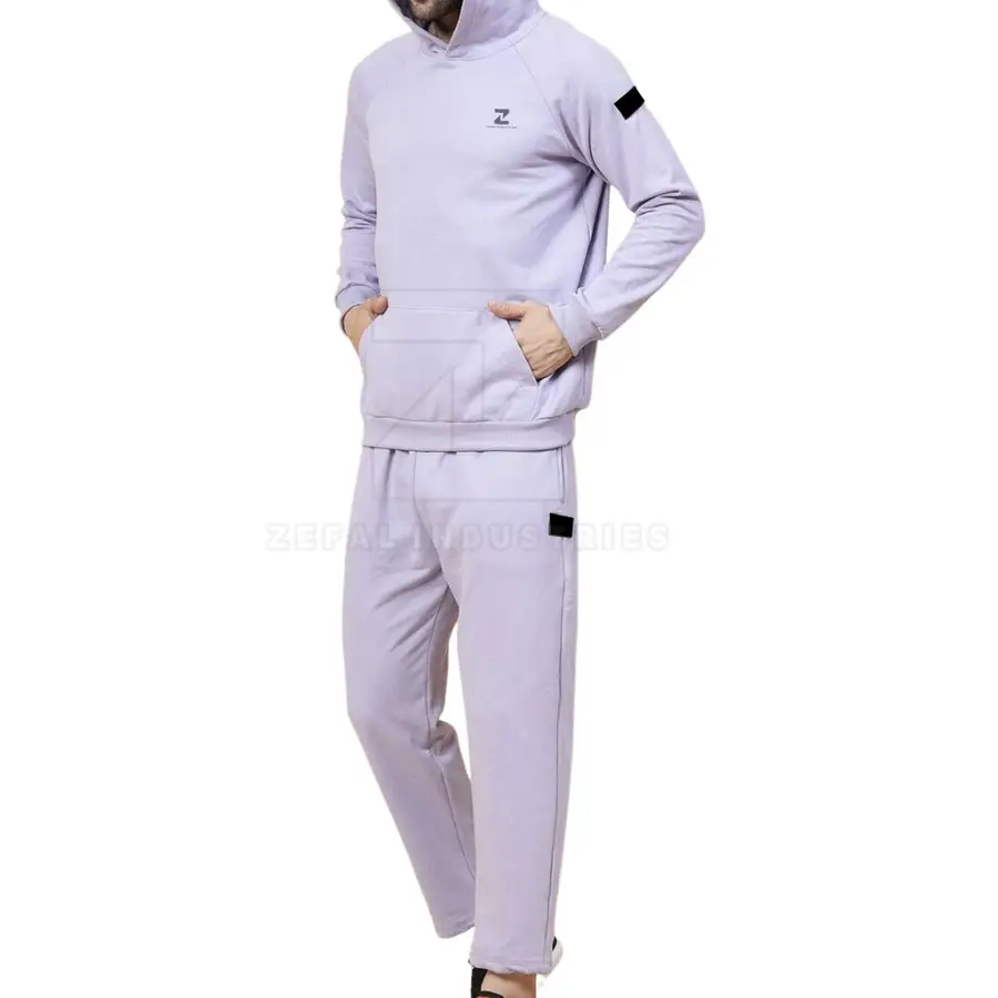 Premium Quality Wholesale Winter Plus Size Hooded Breathable Men Tracksuits Customized Logo Long Sleeves — Zefal Industries product photograph 1 of 6