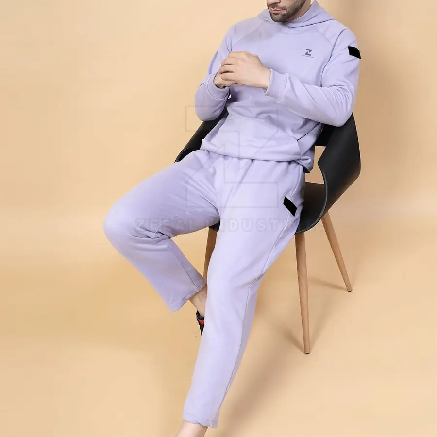 Premium Quality Wholesale Winter Plus Size Hooded Breathable Men Tracksuits Customized Logo Long Sleeves — Zefal Industries product photograph 4 of 6