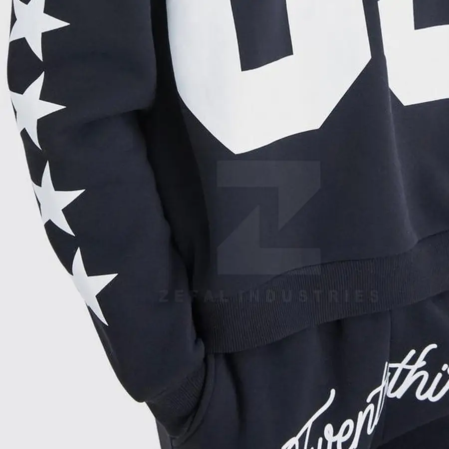 Factory Direct Sale Low MOQ Customizable Winter Plus Size Breathable Hooded Men Tracksuits Sets Private Label 100% Cotton — Zefal Industries product photograph 5 of 6