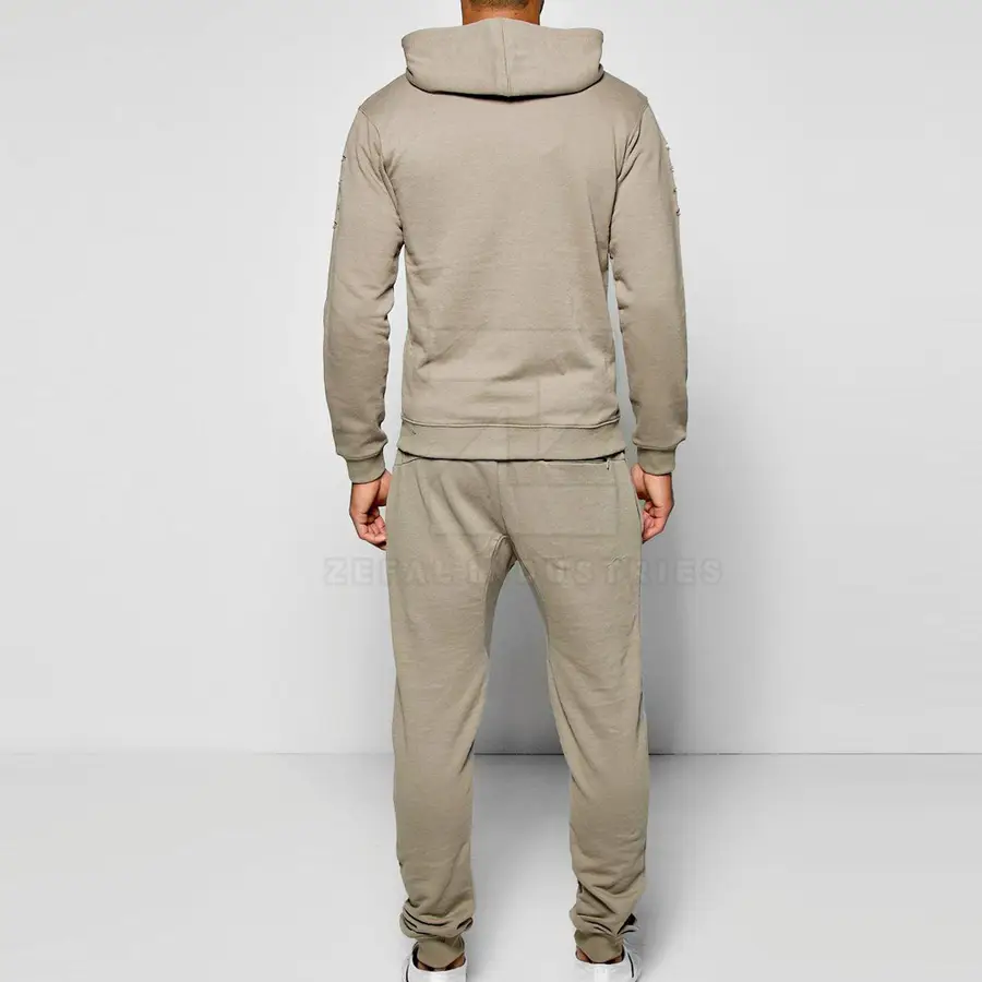 Winter Plus Size Hooded Men Tracksuits Sets 100% Cotton Eco-Friendly Breathable Windproof Customized Colors Logo Lightweight — Zefal Industries product photograph 2 of 6