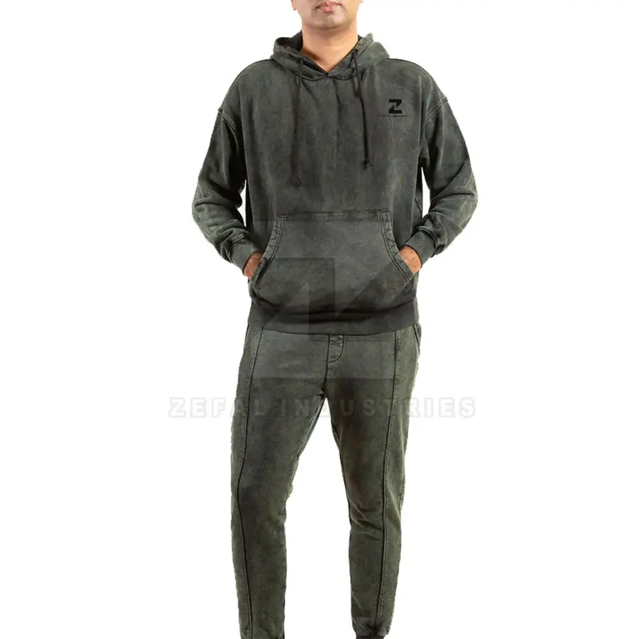 Best Selling Customized Your Own Design Hooded Eco-Friendly Men Tracksuits Sets Breathable Winter Plus Size Factory Direct Sale — Zefal Industries product photograph 1 of 6