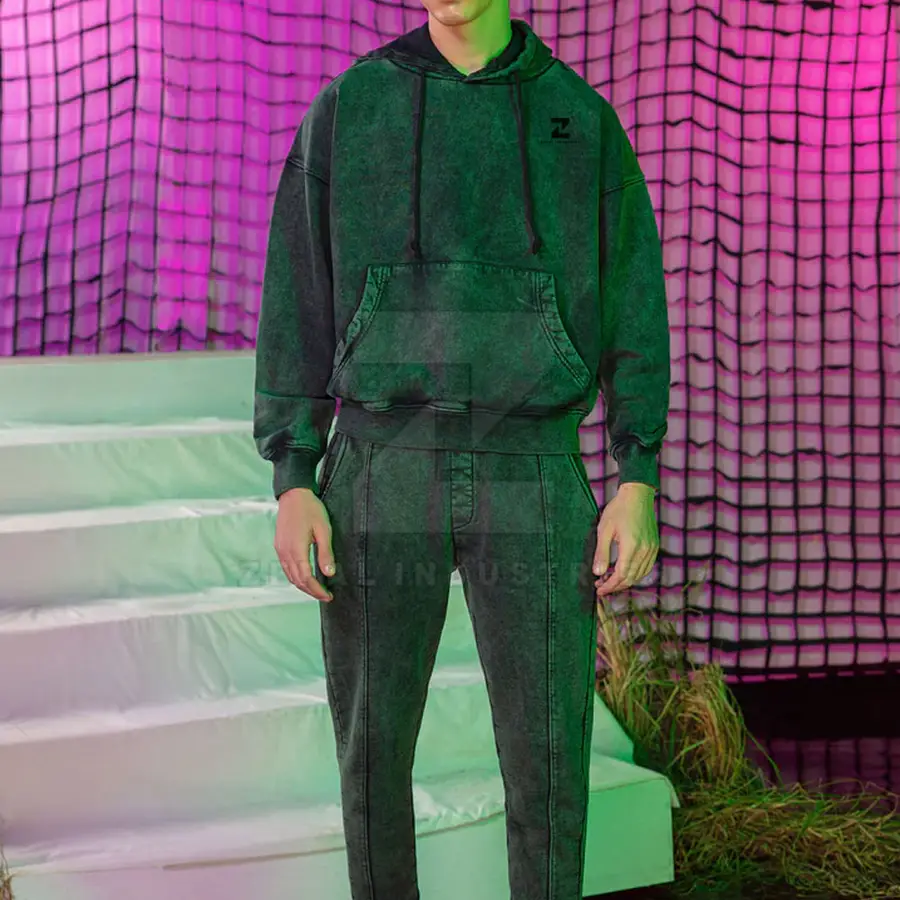 Best Selling Customized Your Own Design Hooded Eco-Friendly Men Tracksuits Sets Breathable Winter Plus Size Factory Direct Sale — Zefal Industries product photograph 2 of 6