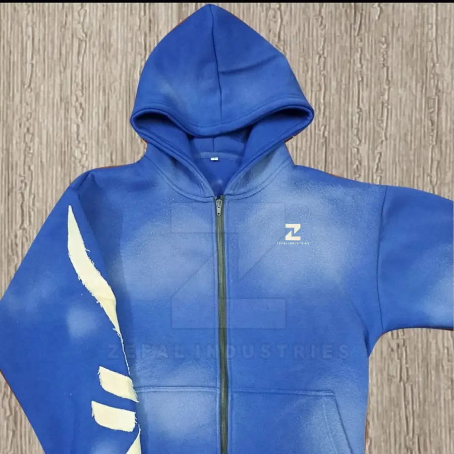OEM Service Winter Plus Size Hooded 100% Cotton Eco-Friendly Breathable Lightweight Men Tracksuits Sets Hot Sale — Zefal Industries product photograph 4 of 6