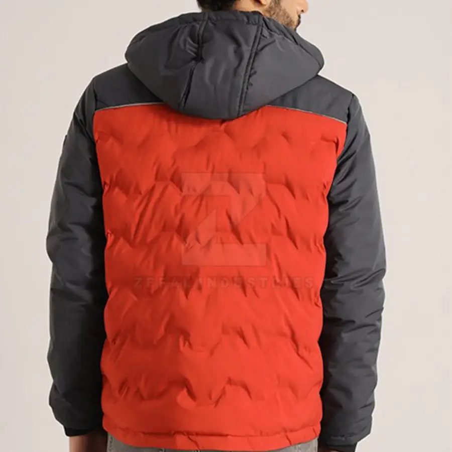 Reasonable Price New Fashion OEM Service Low MOQ Men Puffer Jacket Top Selling New Design Winter Front Logo Customized Colors — Zefal Industries product photograph 3 of 6