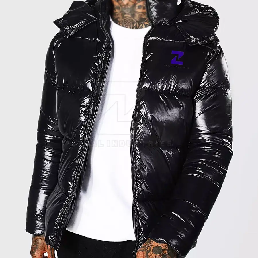 Factory Sale Price Men Casual Winter Puffer Jacket Wholesale High Quality Breathable Comfortable Eco-Friendly Customized Front — real Zefal Industries product photograph