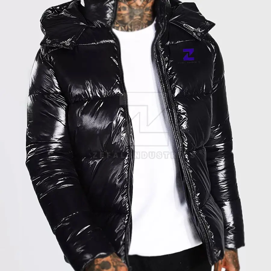 Factory Sale Price Men Casual Winter Puffer Jacket Wholesale High Quality Breathable Comfortable Eco-Friendly Customized Front — Zefal Industries product photograph 5 of 6