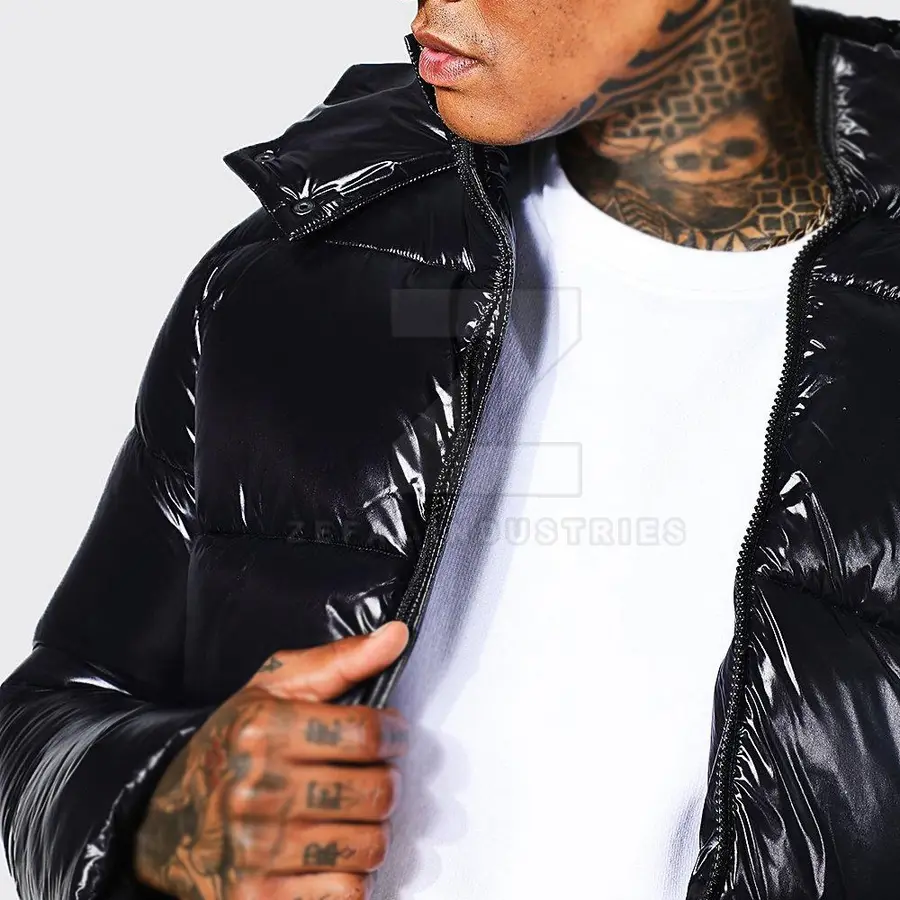 Factory Sale Price Men Casual Winter Puffer Jacket Wholesale High Quality Breathable Comfortable Eco-Friendly Customized Front — Zefal Industries product photograph 6 of 6