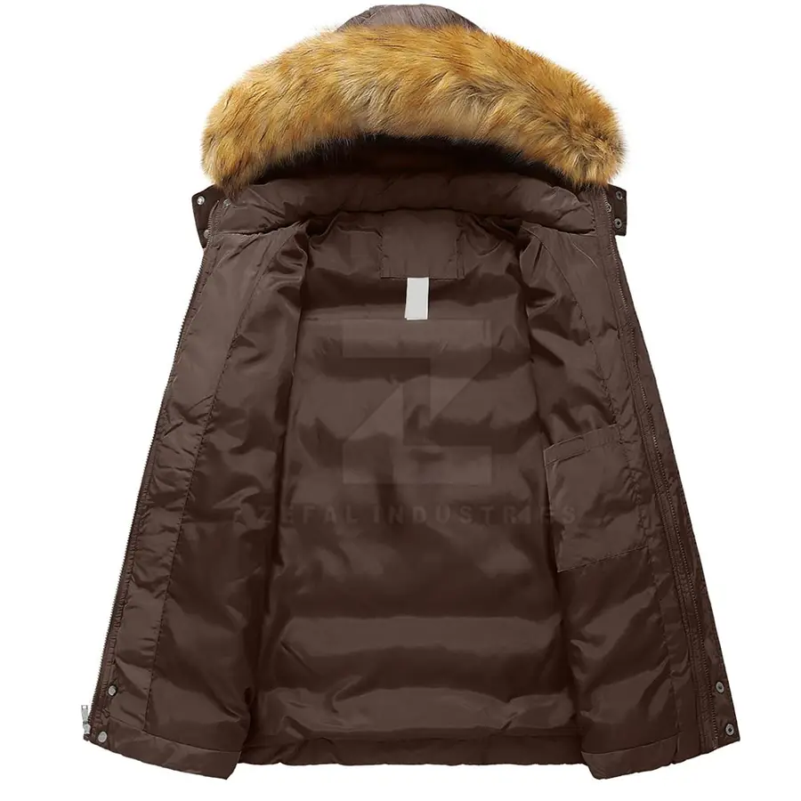 Hot Selling Premium Quality Puffer Jacket Front Logo Breathable Eco-Friendly Winter Comfortable Men's Cotton Shell Casual — Zefal Industries product photograph 3 of 6