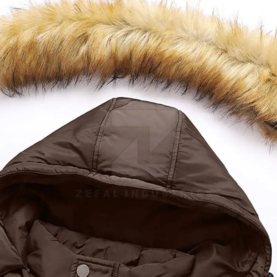 Hot Selling Premium Quality Puffer Jacket Front Logo Breathable Eco-Friendly Winter Comfortable Men's Cotton Shell Casual — Zefal Industries product photograph 4 of 6